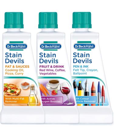 Dr. Beckmann Stain Devils Survival Kit - 2 x 50ml, 1 x 50g Stain Remover Set - Buy Online on SooperMarket.com