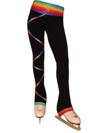 Ice Fire Figure Skating Criss Cross Pants - Spectrum Gold X-Small - Buy Online on SooperMarket.com