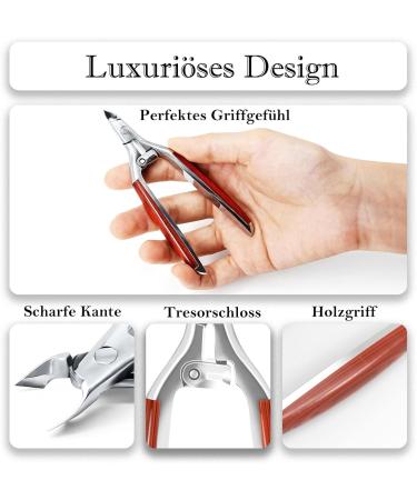 Professional Stainless Steel Cuticle Cutter & Nippers for Precision Nail Care | International Shipping Available - Buy Online on SooperMarket.com