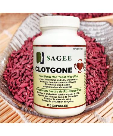 SAGEE CLOTGONE Functional Red Yeast Rice Plus 120capsules