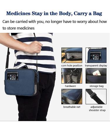 Insulin Refrigerator USB Portable Cooler Medical Fridge Portable Insulin Box Eye Drops Storage Car Refrigerator Insulin 2-8 Degrees Storage Box 1Battery - Buy Online on SooperMarket.com
