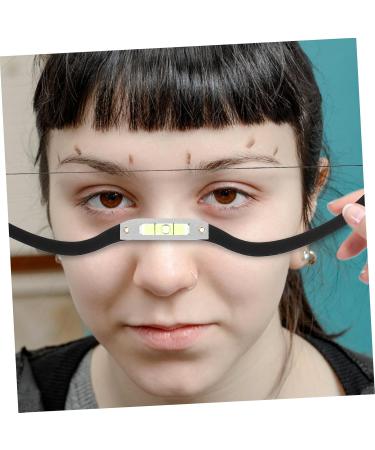 1 Set Arch Embroidery Eyebrow Ruler Brow Template Eyebrow Shaping Kit Level Ruler Alloy - Buy Online on SooperMarket.com