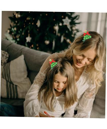 ABOOFAN 2 Pairs Christmas Tree Barrette Christmas Tree Hair Clips Kids Tiara Mini Santa Hats Christmas Hair Clip Hair Barrettes for Girls Mini Tiara Xmas Hairpin Baby Iron Antlers Filler - Buy Online on SooperMarket.com