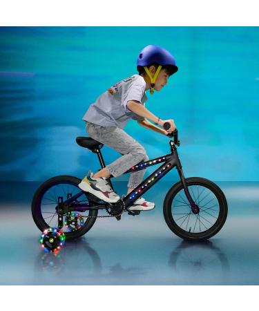 Jetson Electric Bike Spark Light-Up Training Wheels | Motion Activated 4 Inch Wheels for 12-20-inch Bikes | Durable Steel Brackets | Ages 3 - Buy Online on SooperMarket.com
