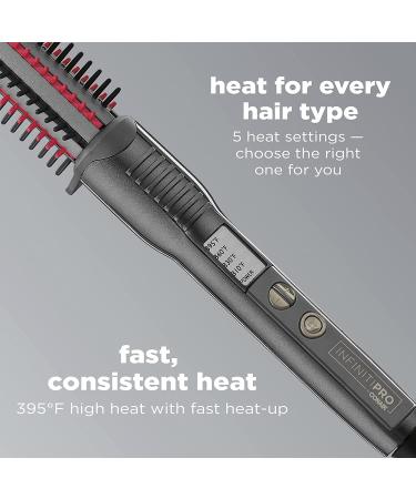 INFINITIPRO BY CONAIR 1-Inch Nano Tourmaline Ceramic Hot Curl Brush - Pack of 1 - Buy Online on SooperMarket.com