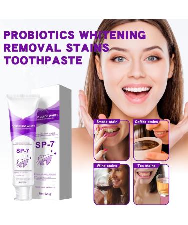 SP-7 Probiotic Whitening Toothpaste - Advanced Whitening & Oral Health (1 Pcs) - International Shipping Available - Buy Online on SooperMarket.com