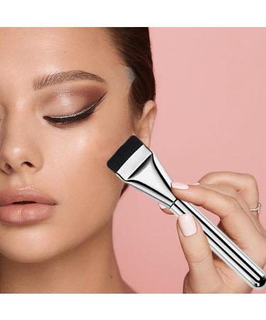 puzzlegame Flat Blush Concealer Brush - Ultra Thin Flat Head Strong Fluidity Foundation Brush Cream Concealer Sponges Puff and Thin Brushes for Women Makeup Gathering  - Buy Online on SooperMarket.com