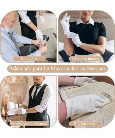 Zykort Reusable Cotton Gloves - 11 Pairs White Moisturizing Gloves for Dry Hands Eczema & Jewelry Inspection - Buy Online on SooperMarket.com