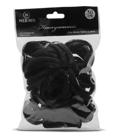 Buy 50 High-Quality Cotton Hair Ties - Metal-Free Elastic Bands for Women & Girls | Ideal Everyday Hair Accessories - Buy Online on SooperMarket.com