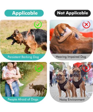 SUUWEE 33 FT Ultrasonic Dog Bark Deterrent | Waterproof 3 Modes | Humane & Safe Control Training Tool for Most Dogs - Buy Online on SooperMarket.com