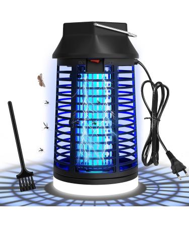 Wueaoa insect destroyer electrically with LED light 15W 4200V UV mosquito lamp outdoor mosquito trap electrically electrically fly trap insect trap for inside and outside