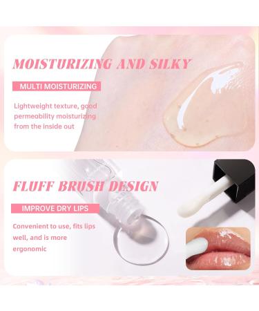 3 Colors Lip Glow Oil Set - Hydrating Tinted Lip Gloss Long Lasting Waterproof Lip Stain & Plumping Balm | International Shipping Available - Buy Online on SooperMarket.com