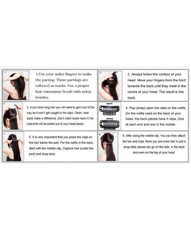 20pcs Weft Clips for Hair Extensions - Black Wig Clips | Durable & Secure Hair Accessories - Buy Online on SooperMarket.com