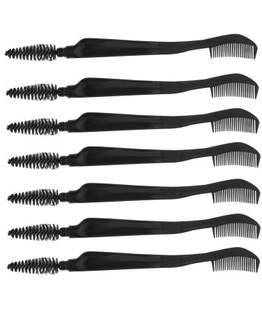 Baluue 10pcs Eyelash Brush and Comb 2-in-1 Mascara Brushes Dual End Eyebrow Comb Eyelash Separator Tool Professional Eyelash Makeup Tool for Women and Girls