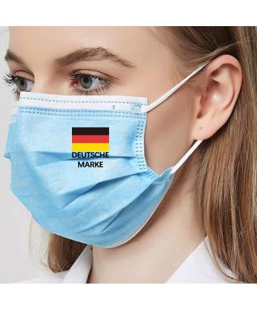 German brand masks face masks disposable masks surgical masks according to EN 14683 IIR (50 pieces)