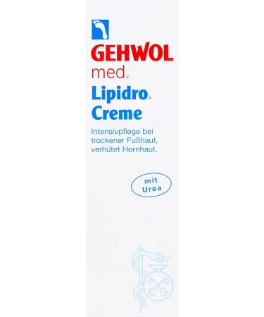 Gehwol Med Intensive Care Lipidro Cream for Dry Feet - Prevent Calluses & Moisturize | 75 ml - International Shipping Available - Buy Online on SooperMarket.com
