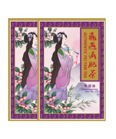 Fei Yan Diet Tea - Detox & Slimming Herbal Tea - Authentic FEIYAN - 80 Tea Bags 2