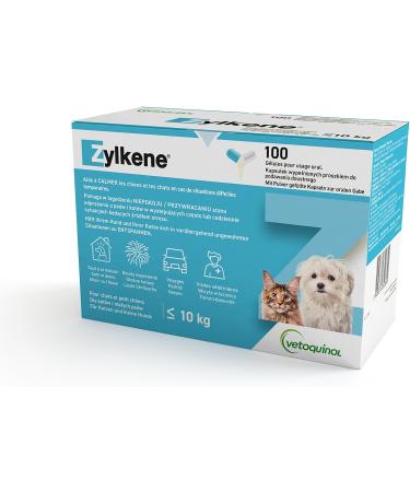 Zylkene Vetoquinol Capsules 75 mg - 60s Pack | Support for Dogs in Unusual Situations | Buy Online - International Shipping Available - Buy Online on SooperMarket.com
