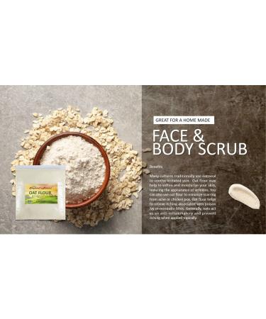 Organic Oat Flour 2lb (32 oz) - Shepherd's Natural: Gluten-Free, Non-GMO - Buy Online on SooperMarket.com
