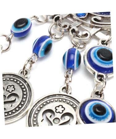 ABOOFAN Home Decor Glazed Eye Pendant Glass Charms Family Protection Charm Wall Hanging Ornaments Household As Shown 23X5cm - Buy Online on SooperMarket.com