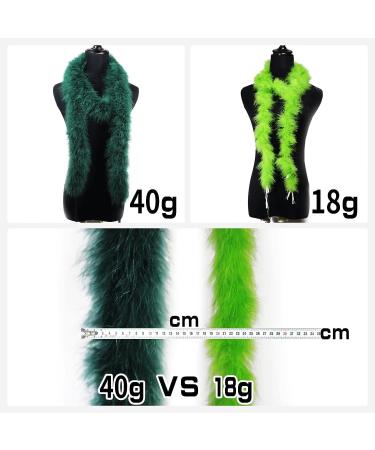 Z JONES 2.15 Yards 40g Blackish Green Marabou Feather Boa for Crafting & Costumes - Buy Online on SooperMarket.com