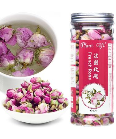 Plant poison france rose tea france rose tea fragrant natural pink rosa damasasa rose buds flower tea rose petals food level health natural herbs flower tea 50g / 1.76oz 50g france rose