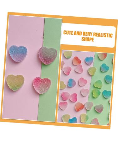 WOONEKY Fake Candies Bulk 50pcs Simulation Gummies Models Small Candies Model Fake Candies Desktop Candies Model Candy Hairpin 1 - Buy Online on SooperMarket.com