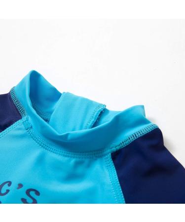 Bonverano Baby Boys Swimsuit 12-18 Months | Short-Sleeve One Piece with UPF 50+ Sun Protection | Surfing Crocodile Design - Buy Online on SooperMarket.com