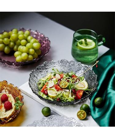Kitchen Countertop Fruit Rack Fruit Basket Fruit Basket Attractive Large Glass Round Serving Fruit Dish Beautiful European Design Centerpiece Bowl Elegant Multipurpose Fruit Basket (Color : Roze) - Buy Online on SooperMarket.com