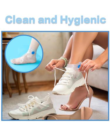 200pcs Clear Plastic Disposable Booties for Paraffin Bath - Foot Spa Wax Treatment Cover - Buy Online on SooperMarket.com