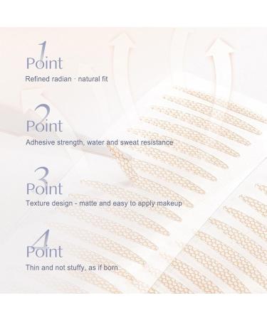 Virtcooy Eyelid Correcting Strips | Natural Fiber Eyelid Lifter Strips - Waterproof Long-lasting Sweatproof Instant Eyelid Lift Tape For Droopy Eyelids - Buy Online on SooperMarket.com