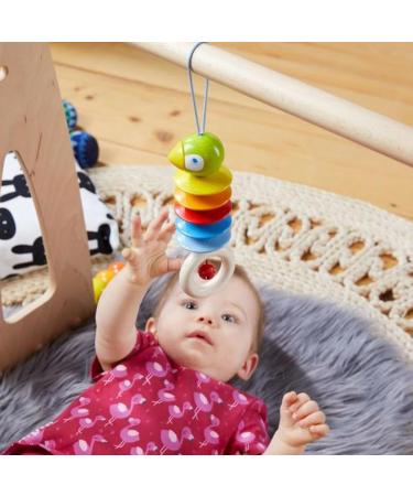 HABA 305230 Han Parrot Figure | Baby Toys for Seats Cots & Strollers | Wooden Toys with Bells for 6+ Months - Buy Online on SooperMarket.com