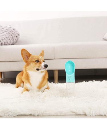 UPSKY Dog Water Bottle for Walking - Portable Leak Proof Pet Travel Dispenser - 400ml Blue - Buy Online on SooperMarket.com