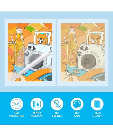 HTVRONT Self-Adhesive Laminating Sheets-50 Sheets 9 X 12 Inches Self Laminating Sheets  No Machine Needed Clear Laminating Sheets - Buy Online on SooperMarket.com