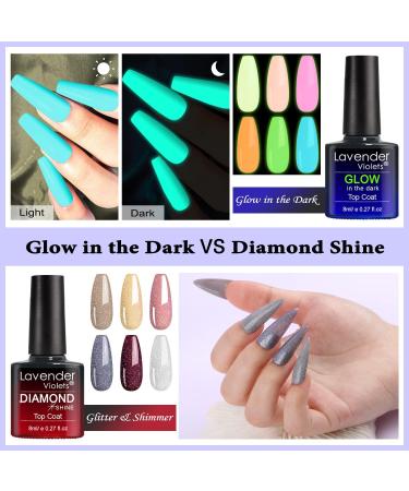 Lavender Violets 42-Piece Gel Nail Polish Set with Top Coats - Fall/Winter UV LED Gel Shades C958 - Buy Online on SooperMarket.com