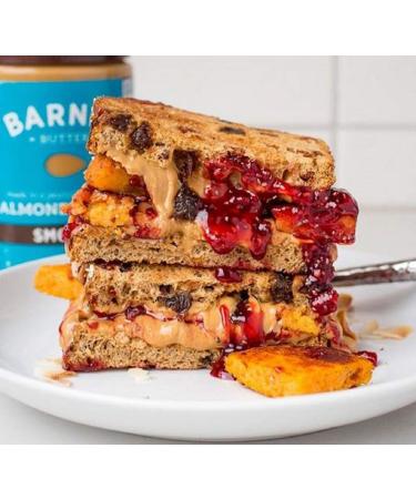 BARNEY Almond Butter Smooth 16 Ounce - Non-GMO, Skin-Free, Paleo & KETO Friendly - Buy Online on SooperMarket.com