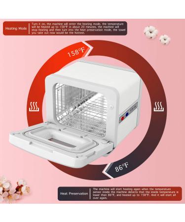 Professional Towel Warmer Cabinet for SPA, Hair Beauty Salon & Home Use (8L White) - Buy Online on SooperMarket.com