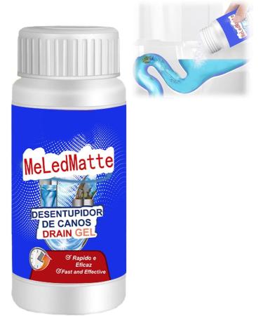 Powerful Pipe Dredging Agent Unblock Clogged Drains Unclog Clogged Drains Effective Pipe Unclogger All Around Powerful Sink Drain Cleaner for Kitchen Toilet Quick Cleaning (2Pcs)