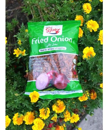 Taste of Spice Fried Onions 14oz (Pack of 2) - Crispy Fried Shallots | Gluten Free, Organic, Vegan, Non-GMO - Buy Online on SooperMarket.com