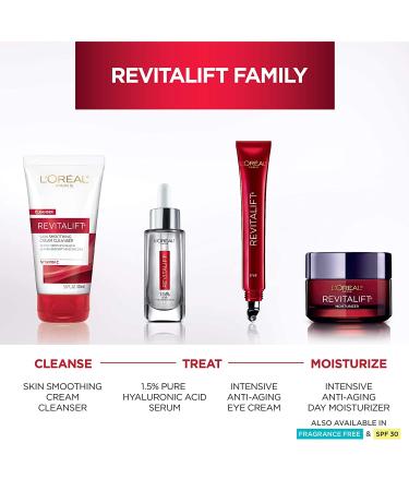 L'Oreal Revitalift Anti-Aging Eye Cream | Triple Power Under Eye Treatment - Reduce Wrinkles  De-Puff & Brighten - 0.5 fl. oz. - Buy Online on SooperMarket.com