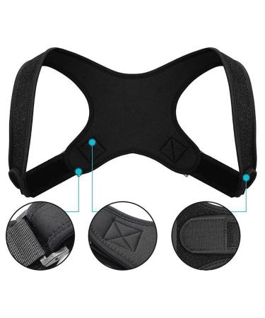 Back Brace Posture Corrector | Breathable & Soft Upper Back Support Back Support Shoulder Brace with Adjustable Fit for Daily Comfort - Buy Online on SooperMarket.com
