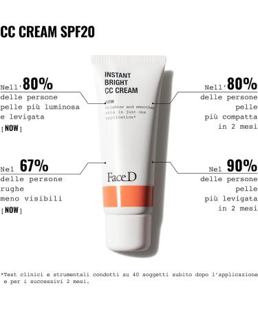Faced 3-luronics CC Cream SPF 20 Medium - Radiant Skin Coverage - Buy Online on SooperMarket.com