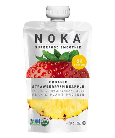 Noka, Smoothie Superfood Strawberry Pineapple Organic, 4.22 Ounce