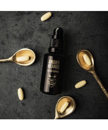 Angry Beard's Beard Growth Serum for Men | Natural Formula for Faster & Fuller Beard Growth - 30 ml - Buy Online on SooperMarket.com