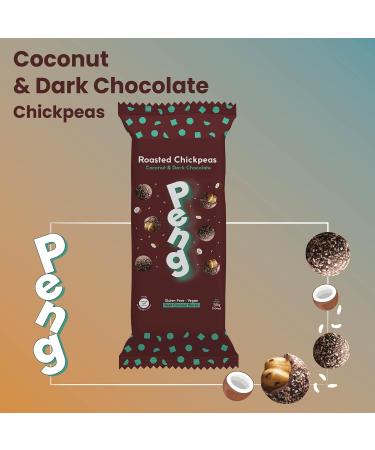 Peng Roasted Chickpeas Snack (6 x 30g) - Coconut Flavor | High Protein Plant-Based Double Roasted Snack - Buy Online on SooperMarket.com
