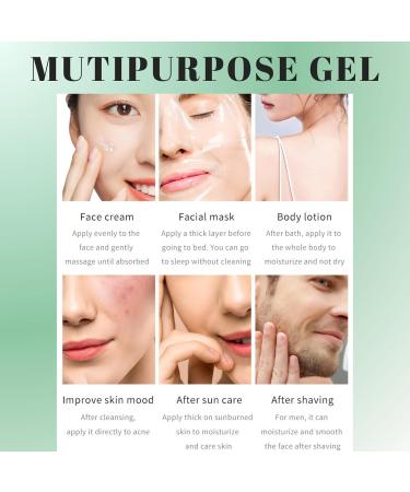 Natural Aloe Vera Gel for Face Pure Aloe Vera Gel Aloevera Gel for Skin Soothing Aloe Vera Face Gel for Women & Men Aloe Vera After Sun Body Face Care for Sunburn Repair Scars Restoring 160g - Buy Online on SooperMarket.com