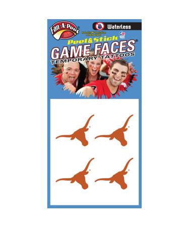 Fan-A-Peel Texas Waterless Temporary Tattoos - Hypoallergenic Peel and Stick Waterproof Temporary Tattoos Logo
