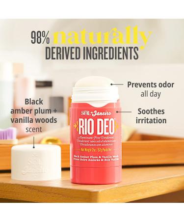 Sol de Janeiro Rio Deo Cheirosa 40 Refillable Deodorant - Long-lasting Scent with Eco-friendly Refill Option - Buy Online on SooperMarket.com