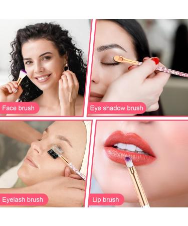 Buy WLLHYF 10-Piece Crystal Makeup Brush Set | Synthetic Fiber Tools for Flawless Foundation Eyeshadow Eyeliner & More - International Shipping Available - Buy Online on SooperMarket.com