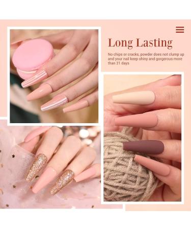 28g Nude Pink Dipping Powder for Summer Nails - No Lamp Cure, Natural Dry Effect (No.75) - Buy Online on SooperMarket.com